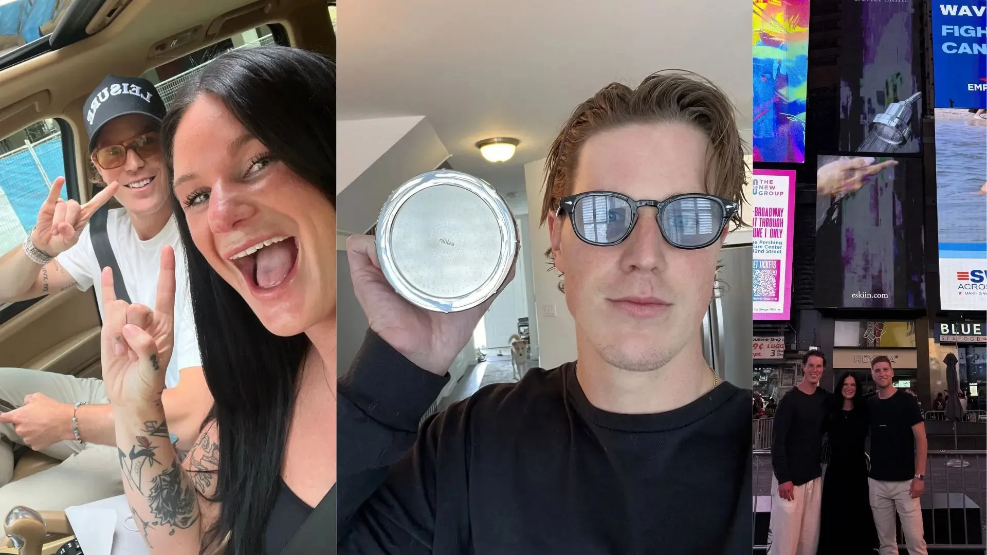 Wes and Maddie working at their marketing agency