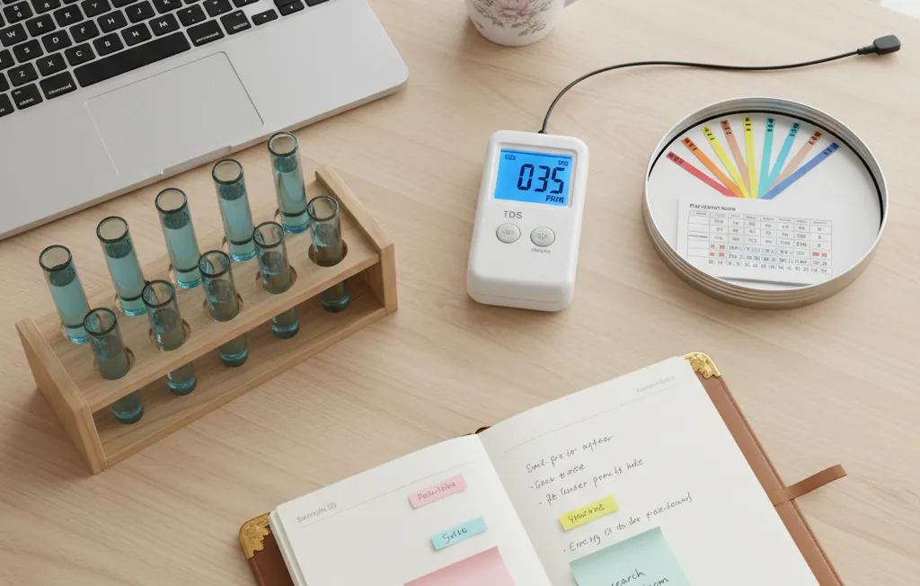 Testing equipment setup